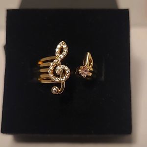 Music Ring (cuff style)